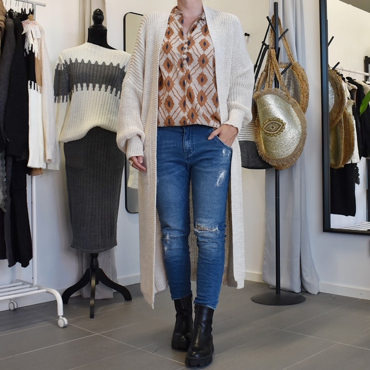Blus Zara Inka BRUN - Nowomanslabel