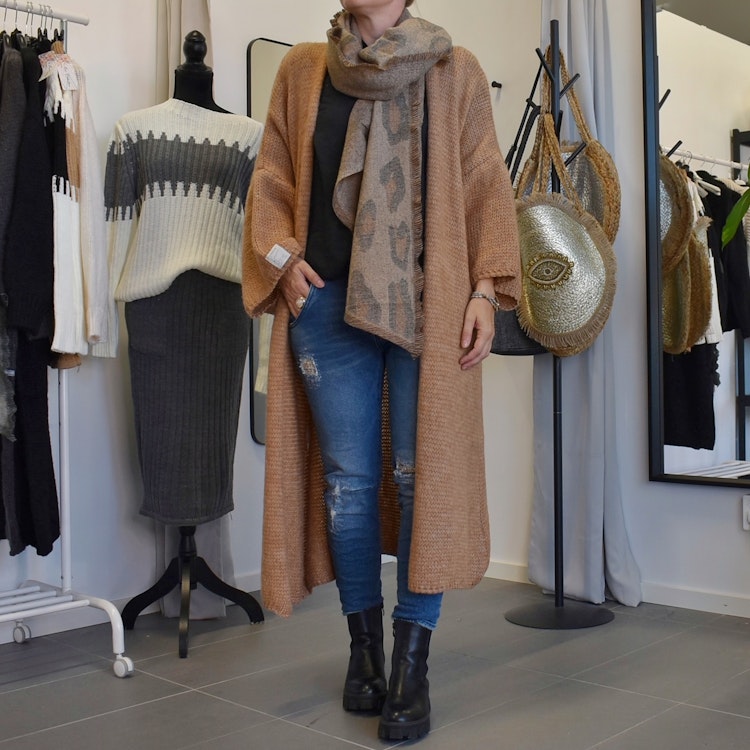 Jeans Ankellånga Med Paljetter DENIM