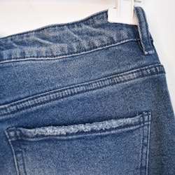 Jeans Ankellånga Med Paljetter DENIM
