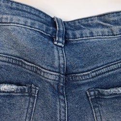 Jeans Ankellånga Med Paljetter DENIM