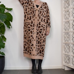 Lång Cardigan Recycled LEOPARD