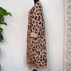 Lång Cardigan Recycled LEOPARD