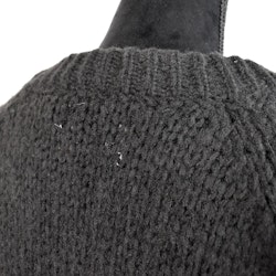 Stickad Klänning Recycled SVART