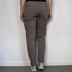 Stretchig Byxa med Spets TAUPE