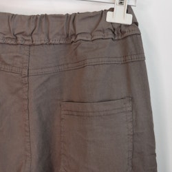 Stretchig Byxa med Spets TAUPE