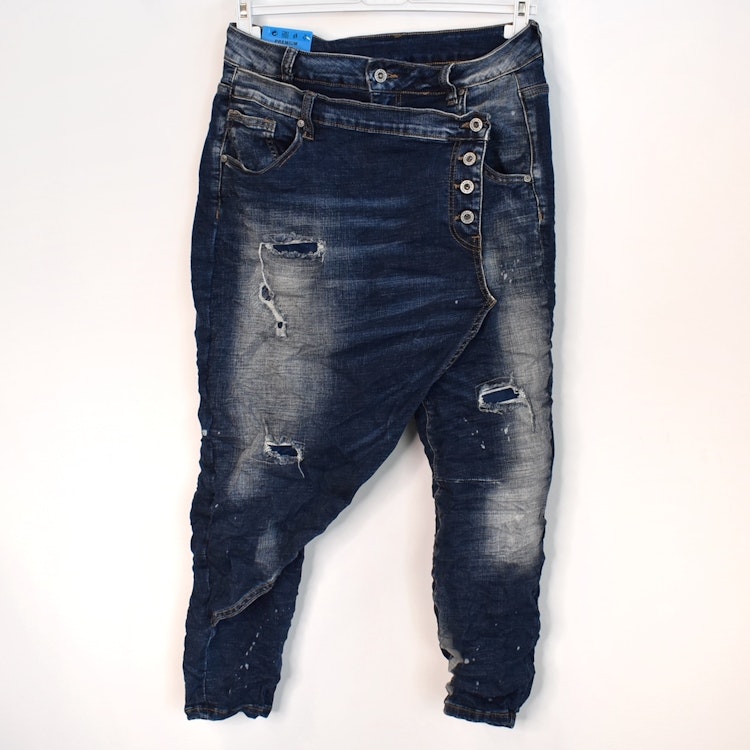Jeans New York SLITEN BLÅ - Nowomanslabel