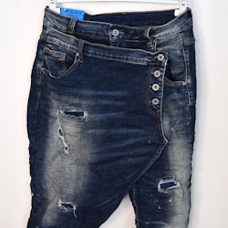 Jeans New York SLITEN BLÅ - Nowomanslabel