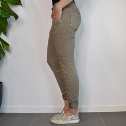 Jeans med revär TAUPE - Place du Jour