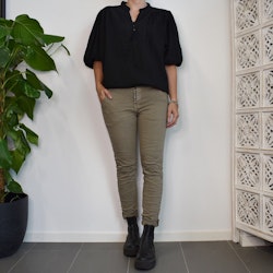 Jeans med revär TAUPE - Place du Jour