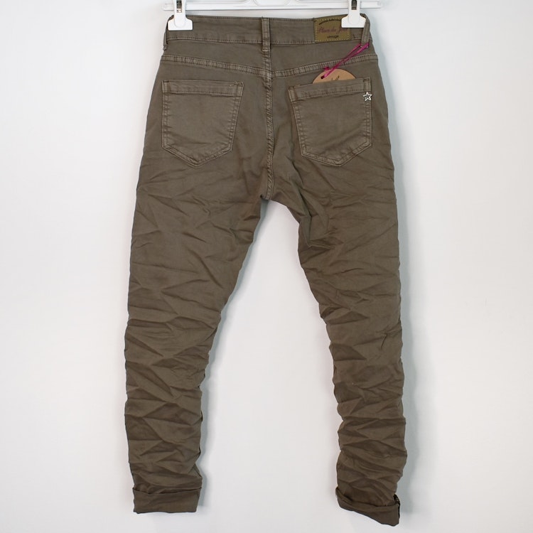 Jeans med revär TAUPE - Place du Jour