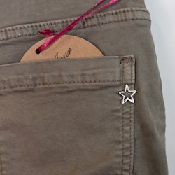 Jeans med revär TAUPE - Place du Jour