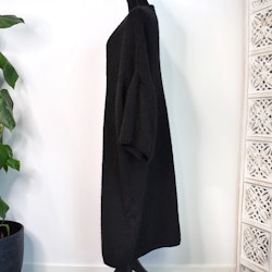 Stickad Kofta Over Sized SVART
