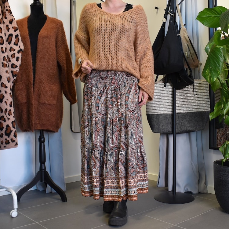 Stickad tröja Olivia Over Sized CARMEL - Stajl Agenturer