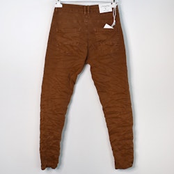 Jeans med knappar ROSTBRUN - Newplay