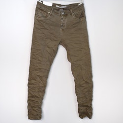 Jeans med knappar TAUPE - Newplay