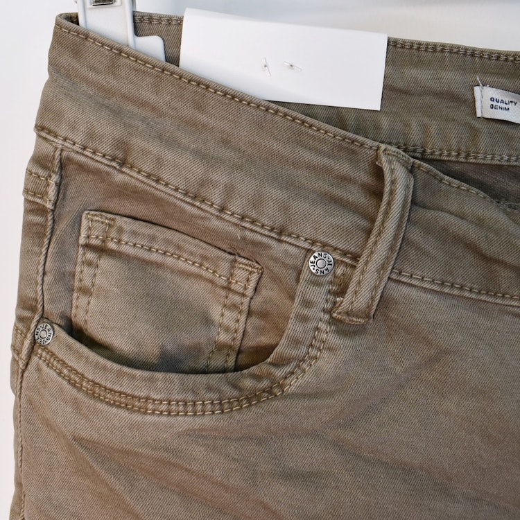 Jeans med knappar TAUPE - Newplay