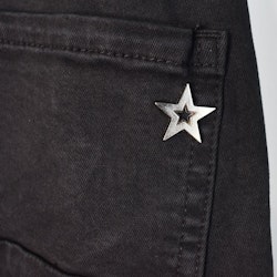 Jeans med knappar och gylf SVART - Newplay