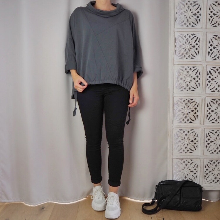 Sweatshirt Katrin GRÅ - Mix By Heart