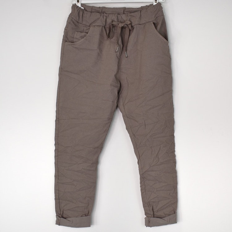 Stretchig Byxa TAUPE