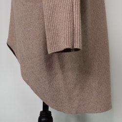Lång Polotröja Over Size BEIGE FONCE