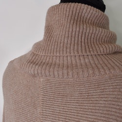 Lång Polotröja Over Size BEIGE FONCE