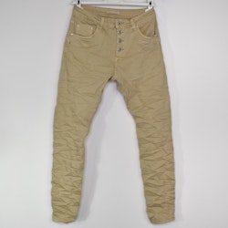 Jeans med knappar LJUS CAMEL - Place du Jour