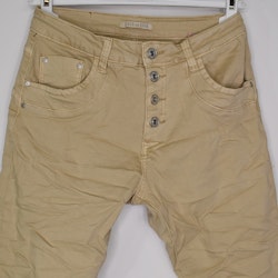 Jeans med knappar LJUS CAMEL - Place du Jour