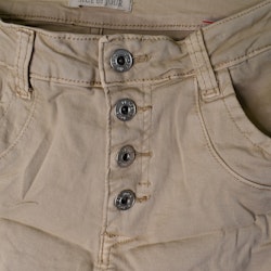 Jeans med knappar LJUS CAMEL - Place du Jour