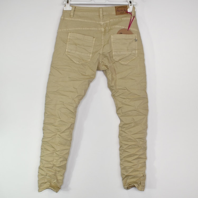 Jeans med knappar LJUS CAMEL - Place du Jour
