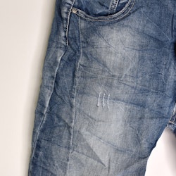 Jeans med gylf BLÅ - Place du Jour