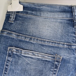 Jeans med gylf BLÅ - Place du Jour
