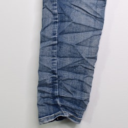 Jeans med gylf BLÅ - Place du Jour