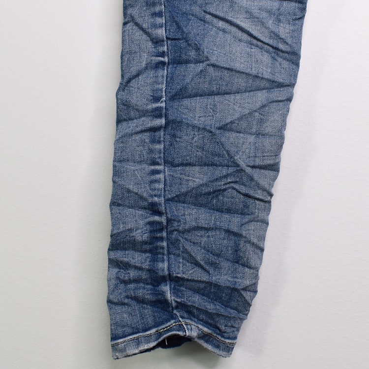 Jeans med gylf BLÅ - Place du Jour