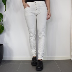 Jeans med knappar ECRU - Place du Jour