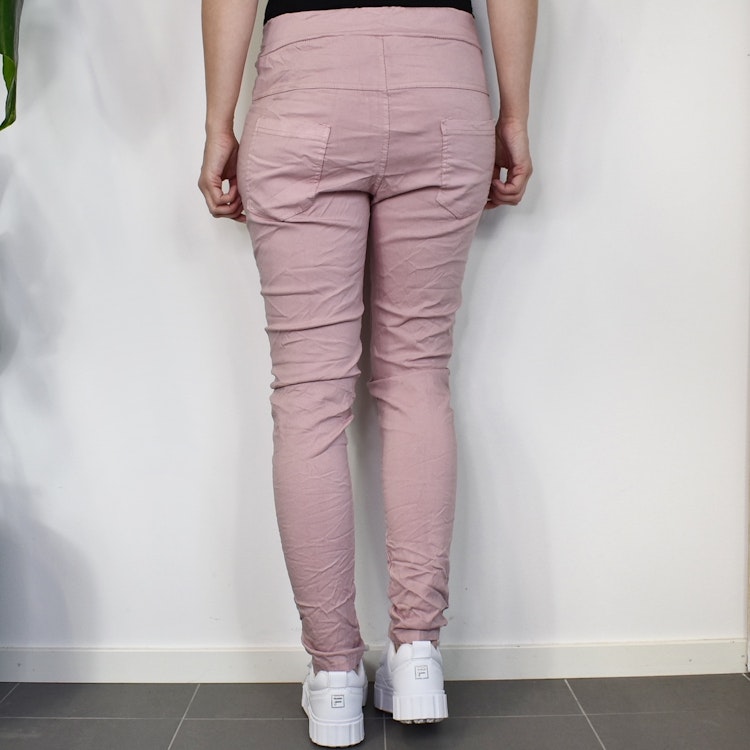 Stretchig Byxa Signe SOFT PINK - Mix By Heart