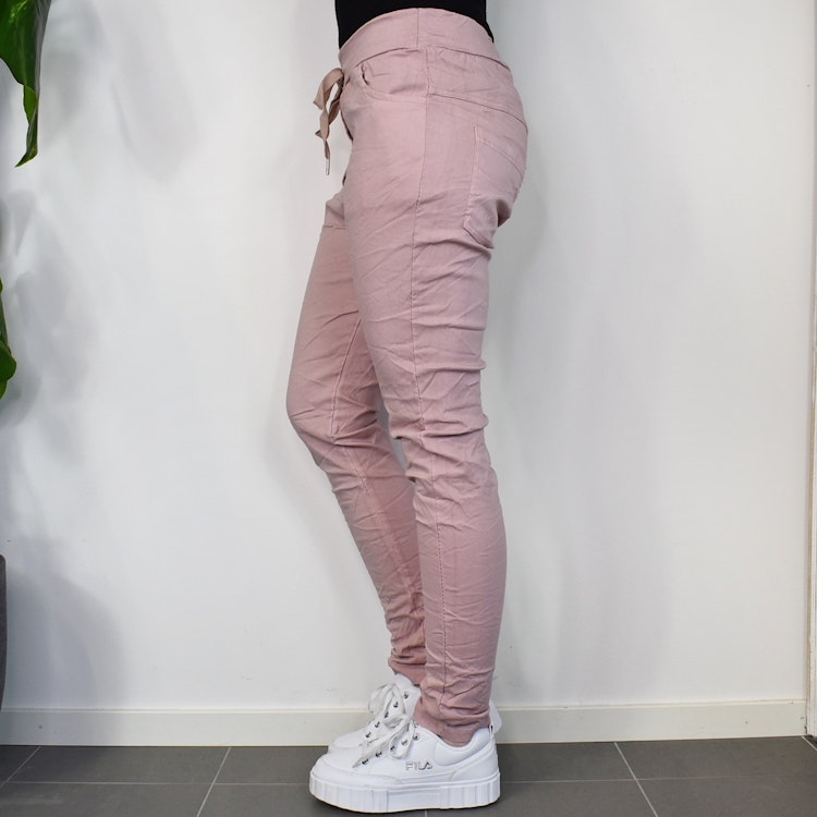 Stretchig Byxa Signe SOFT PINK - Mix By Heart