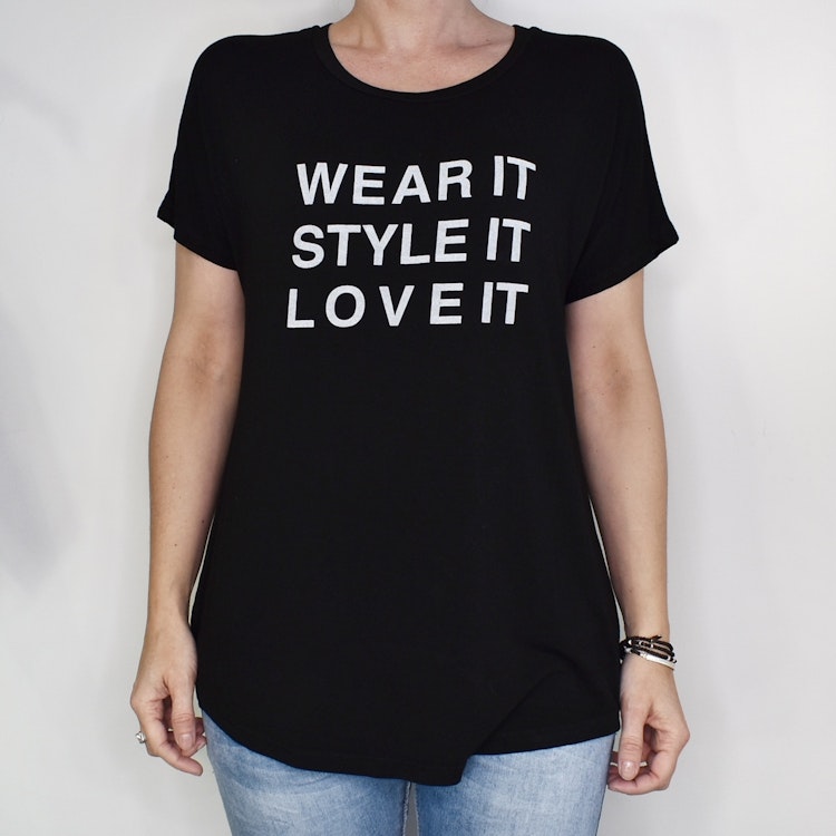 T-shirt Maddie SVART - Mix By Heart