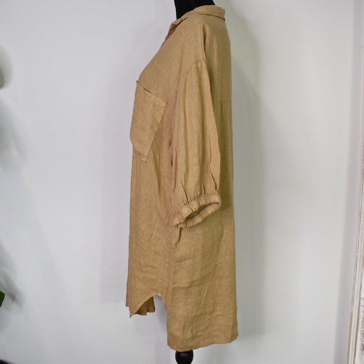 Linnetunika Dixie LJUS CAMEL - Stajl Agenturer