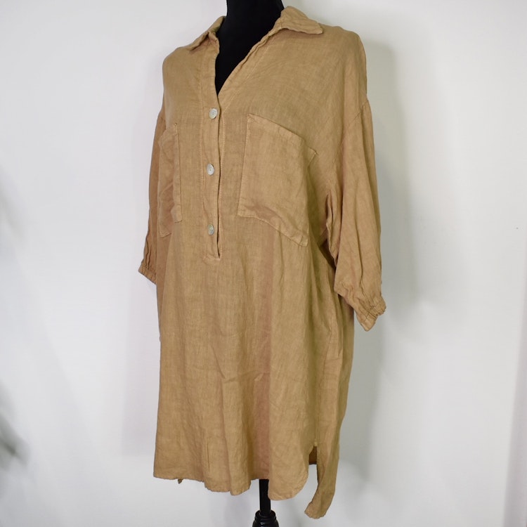 Linnetunika Dixie LJUS CAMEL - Stajl Agenturer