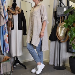 Linneskjorta BEIGE
