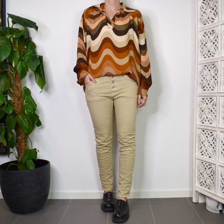 Blus Kira Retro ROST - Nowomanslabel