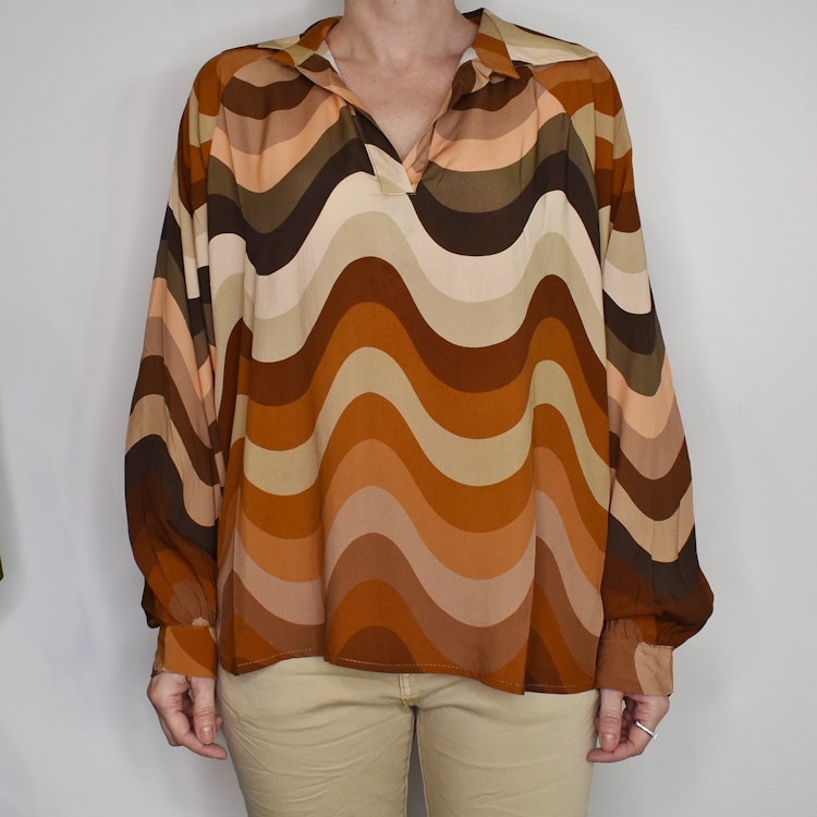 Blus Kira Retro ROST - Nowomanslabel
