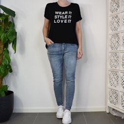 Jeans Jogger med resårmidja LJUS DENIM - Newplay