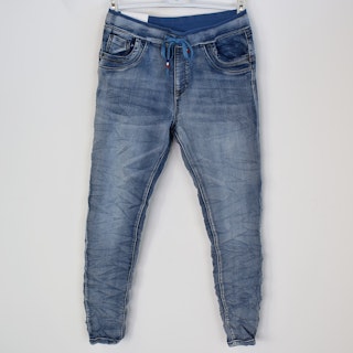 Jeans Jogger med resårmidja LJUS DENIM - Newplay