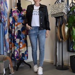 Jeans Jogger med resårmidja LJUS DENIM - Newplay
