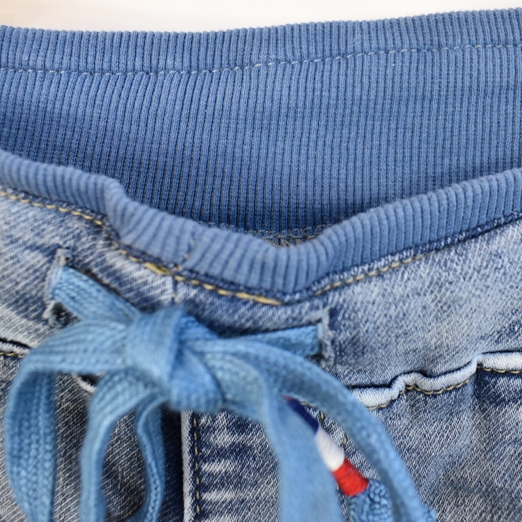 Jeans Jogger med resårmidja LJUS DENIM - Newplay