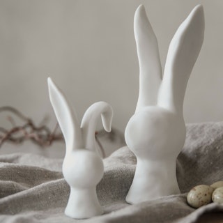 Bunny Decor Liten VIT - Majas Cottage