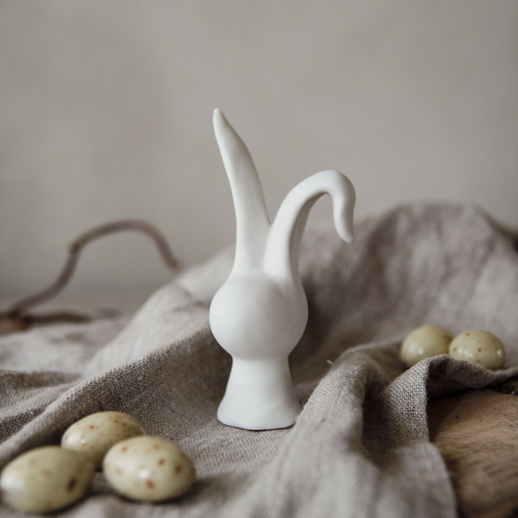 Bunny Decor Liten VIT - Majas Cottage