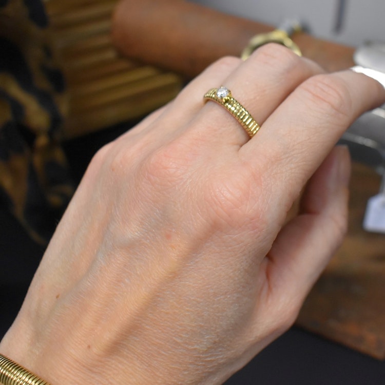Ring Glitter GULD - Lolo&Yaya