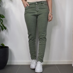 Jeans med knappar KAKI - Newplay